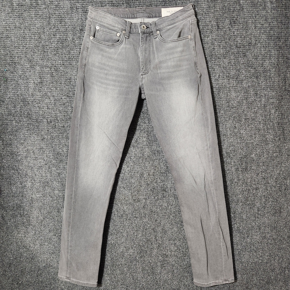 Rag & Bone Fit 2 Action Loopback Slim Fit Jeans  Size 30wx32L In Ridgewood